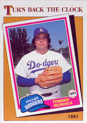 1986 Topps Baseball Cards      401     Fernando Valenzuela#{TBC 81